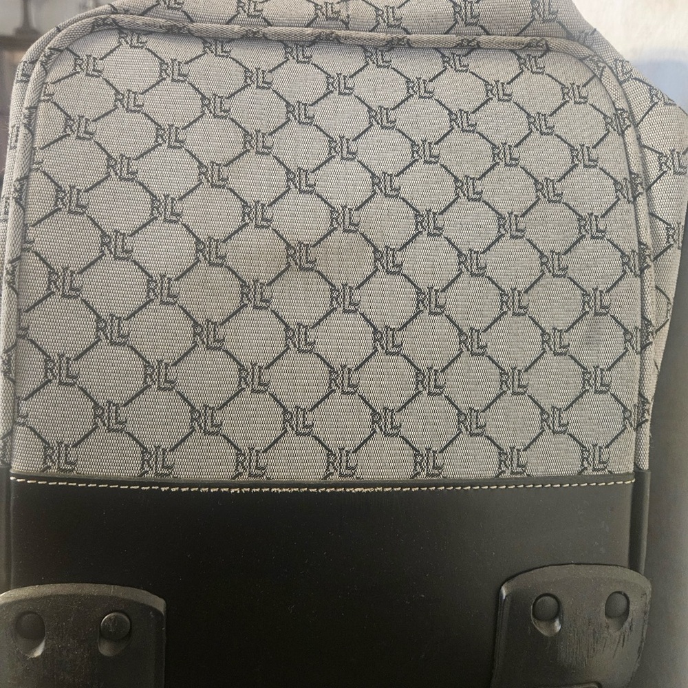 Ralph Lauren Black and Gray Monogram Travel Bag Set - Picture 4 of 12